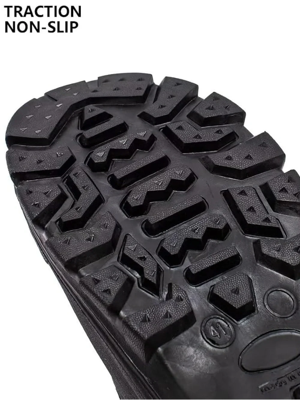 Hobibear Men’s Black Waterproof Snow Boots, Insulated Pull-On Winter Size 13
